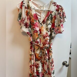 PinkBlush maternity dress floral size large